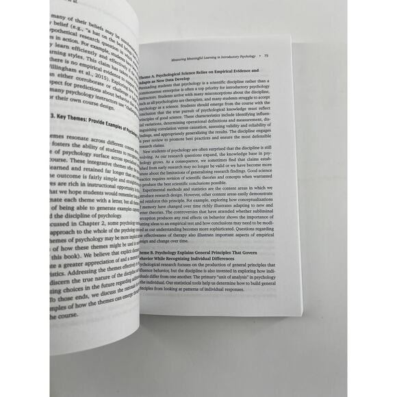 Transforming Introductory Psychology College Professor Psych APA Book New - Picture 4 of 6